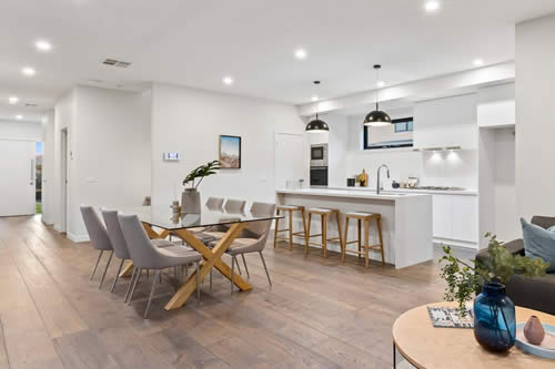 Lighting & Appliances in a luxury kitchen